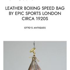 Vintage Boxing Speed Bag