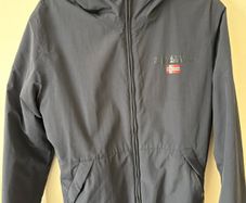 Napapijri Aogy Hooded Jacket Navy Size M Great Condition