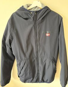 Napapijri Aogy Hooded Jacket Navy Size M Great Condition