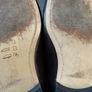 Barker Harvard Penny Loafers UK 10 G Burgundy Croc Embossed Leather Made in England Image 6