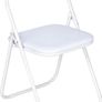 Folding Chair Padded Paris Faux Leather Chair Home Office Dining (FREE POSTAGE) Image 2