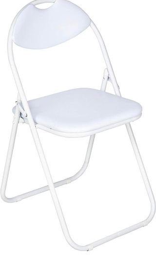 Folding Chair Padded Paris Faux Leather Chair Home Office Dining (FREE POSTAGE)