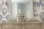 Painted French mirror