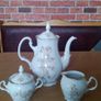 Bernadotte porcelain Czechoslovakia Coffee Pot set Trio Image 10