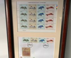 Gordon Bennett Race Centenary - Official An Post Framed Stamp Set 2003