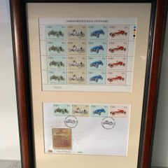 Gordon Bennett Race Centenary - Official An Post Framed Stamp Set 2003