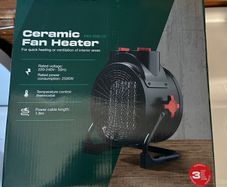 Ceramic fan heater