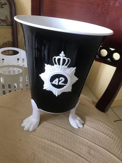 42 Degrees Below Metal Ice Bucket