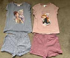 Set of 2 frozen girls pj 6-8 years 122/128cm
