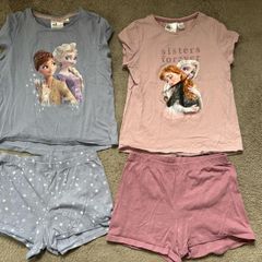 Set of 2 frozen girls pj 6-8 years 122/128cm