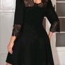 SHEIN Black Lace Trim Dress. Size 16. New Image 2