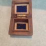 Vintage SMALL Wood TRINKET Box Hinged Carved Image 2