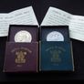 1951 Festival of Britain Crown Coins,- Complete Matching Pair ( Maroon and Teal Sets ) Image 4