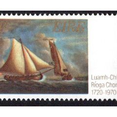 1970 Ireland Royal Cork Yacht Club (250th Anniversary) Commemorative Stamp Mint Never Hinged (MNH)