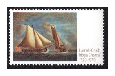 1970 Ireland Royal Cork Yacht Club (250th Anniversary) Commemorative Stamp Mint Never Hinged (MNH)