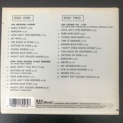 The Who - Who's Next [Deluxe Edition 2CD]