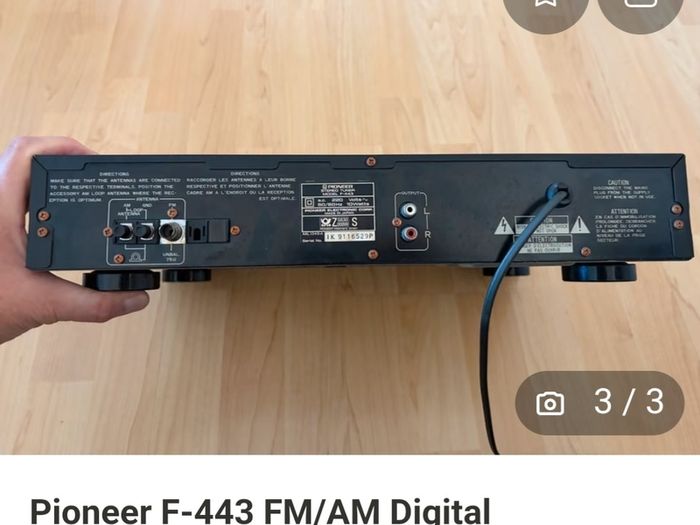 Pioneer FM/AM Tuner