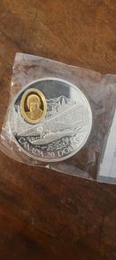 silver coin gold plated
