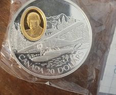 silver coin gold plated