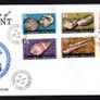 1974 The Grenadines of St Vincent Shells and Molluscs Definitive Stamps Official First Day Cover (FDC) Image 3