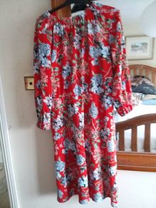 Red Floral Dress