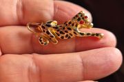 Vintage Leopard Brooch