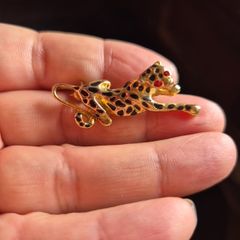 Vintage Leopard Brooch