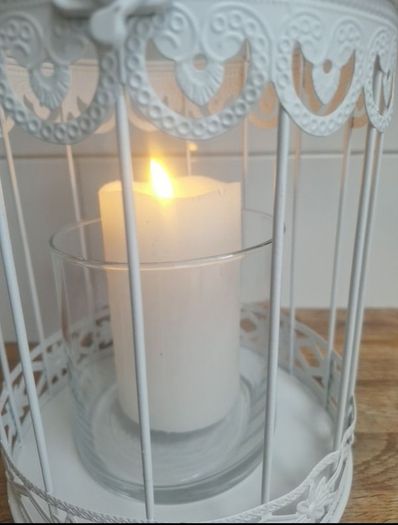 Candle holder with candles