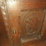 Hand Carved Oak Wall Unit Image 7