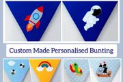 Eco-Friendly Personalised Cotton Bunting Made to Order
