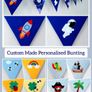 Eco-Friendly Personalised Cotton Bunting Made to Order Image 7