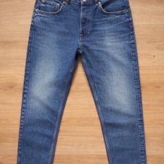 Zara Mens Blue Straight Jeans W30 L30 New With Tags