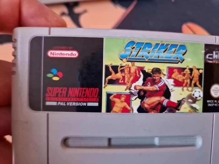 Striker Super Nintendo Snes Arcade Retro Games Original
