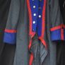 British Military Coat Costume Grey Wool,Red Piping Image 4