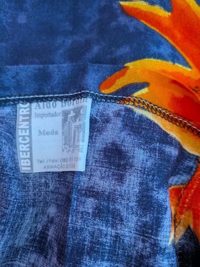 Vintage wrap around skirt - size M - beachwear or layering