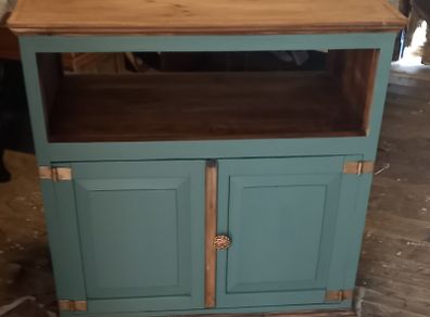 Painted tv cabinet