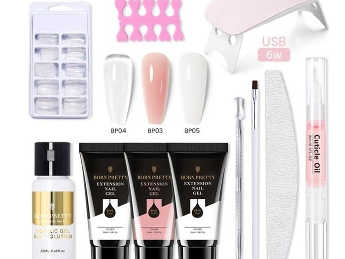 Full Set of UV\LED Nail Gel Extension Set 11pcs