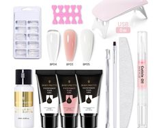 Full Set of UV\LED Nail Gel Extension Set 11pcs