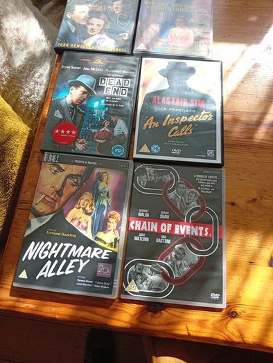 Oldie Thriller films on dvd