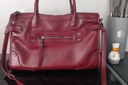 new big burgundy primark handbag