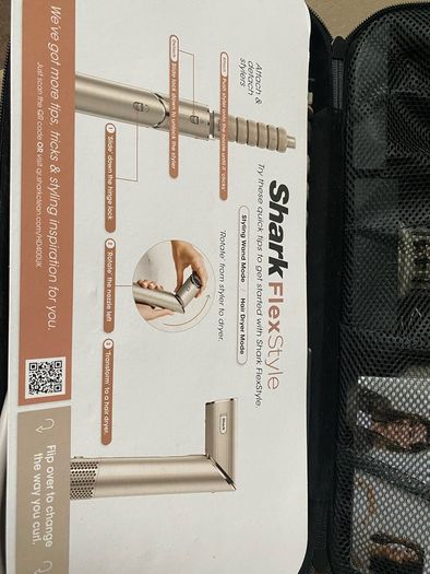 Shark FlexStyle 5-in-1 Air Styler & Hair Dryer Gift Set | HD446JSUK | Champagne Sparkle