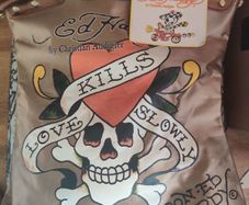 BNWT LKS Ed Hardy brown/gold largeTote bag Read description Postage included