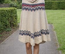 Wool poncho
