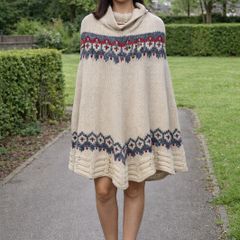 Wool poncho