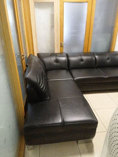 leather corner sofa