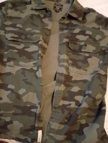 camouflage jacket medium new