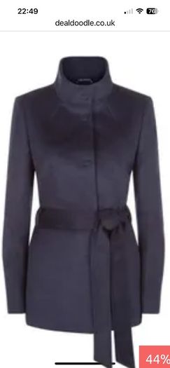 Jaeger belted wool coat . Size 8 -10. V.good condition