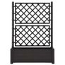 Garden Planter with Trellis 100x43x142 cm PP Anthraciteplant Image 2