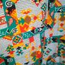 Vintage Pinafore summer dress abstract pattern Made in Ireland size Small Postage included Image 9