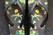 Boys Shark flip flops